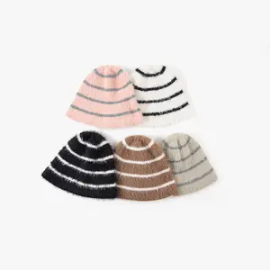 2024 özel kış kap örme şapka logosu baskılı jakarlı kasketleri