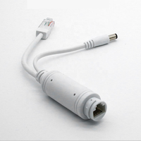 Séparateur POE 48V à 12V étanche 10/100M IEEE802.3 AF adaptateur secteur Standard injecteur d'alimentation de câble pour extension de caméra IP