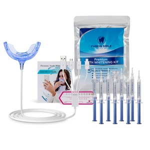 New Arrival Home Use Mini <b>Teeth</b> <b>Whitening</b> Kit LED Blue Light 16 Leds Whiten Pen Multi-Purpose Toothpaste Accessories Nature - Product Image 1