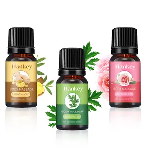 Óleo de massagem para cuidados com o corpo de marca própria, óleo de massagem anti-rugas, óleo essencial puro de aromaterapia
