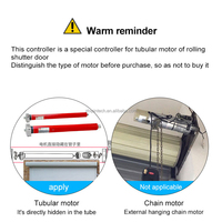 Interruptor de Control Remoto Inalámbrico WiFi Tuya RF 433mhz AC 220V para Motor Tubular, Compatible con Alexa, para Persianas Enrollables y Garajes