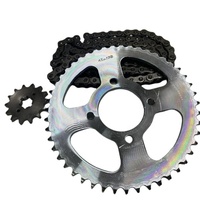 Kit de chaîne et pignon arrière TL16 pour moto, pièces de rechange d'usine, avec cache-chaîne pour Suzuki GR150