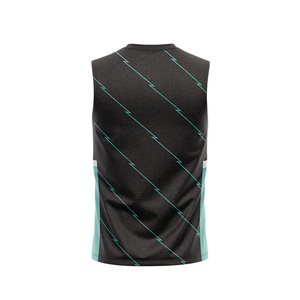 Gilet d'entraînement de football personnalisé HEALY, adapté pour un uniforme de football rétro sans manches en polyester à séchage rapide. - Product Image 4