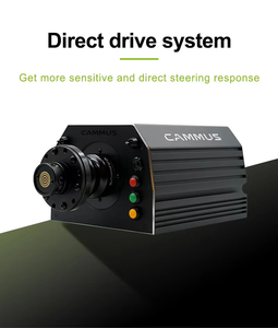 Base de volant de course <span class=keywords><strong>CAMMUS</strong></span> WB15 15 Nm à entraînement <span class=keywords><strong>direct</strong></span>, couple de 15 Nm, boîtier en alliage d'aluminium de qualité aéronautique, compatible PC - Product Image 3