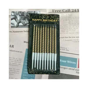 Высокоточные вращающиеся ароматические свечи, металлические формы для свечей на день рождения