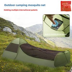 Portable Anti-Moustique Camping <span class=keywords><strong>Pop</strong></span> <span class=keywords><strong>up</strong></span> Tente Ultralégère À Ouverture Rapide Automatique Anti-Moustiques En Plein Air Dormir Camping Tente - Product Image 5