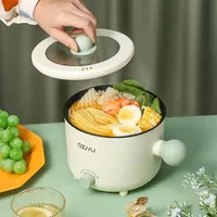 Wok électrique multifonction Portable Anti-brûlure marmite électrique Mini Pot bureau cuisson nouilles poêle
