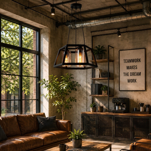 3 <b>Light</b> Kervane Tapered Pavilion Pendant <b>Light</b>, Matte Black Open Frame Glass Hanging Lamp - Product Image 5
