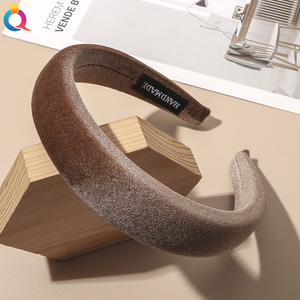 <span class=keywords><strong>Bandeau</strong></span> en velours pour femme avec anneau <span class=keywords><strong>éponge</strong></span> et <span class=keywords><strong>bandeau</strong></span> de <span class=keywords><strong>sport</strong></span> et de maquillage - Product Image 3