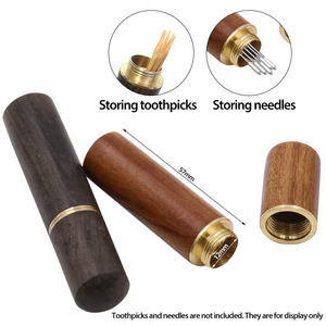 Estuche de Madera <span class=keywords><strong>para</strong></span> Agujas de Coser <span class=keywords><strong>Finas</strong></span>, Kit de Almacenamiento de Accesorios <span class=keywords><strong>para</strong></span> <span class=keywords><strong>Manualidades</strong></span> y Tejido, Venta al Por Mayor - Product Image 4