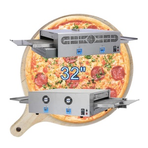 Horno de <span class=keywords><strong>Pizza</strong></span> de Banda Transportadora a Precio Económico, Horno de Gas para <span class=keywords><strong>Pizza</strong></span> Estilo Americano - Product Image 1