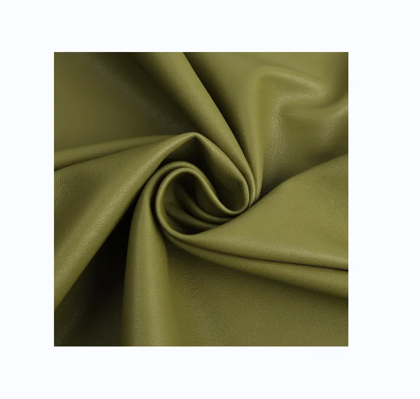 Popular Hot Selling Soft Synthetic Leather For Jacket/ Skirt/ Pant / Dress Sheep Skin Vegan Pu Leather Clothing For Garment