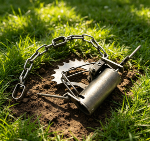 Trampa para Topos de Acero Galvanizado de Alta Resistencia con Cadena, Reutilizable, para Jardín, Trampa para Ratas y Gophers, Control de Plagas - Product Image 6