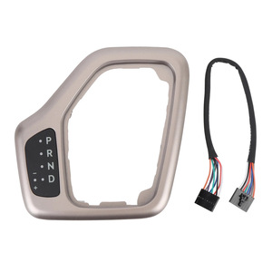 Anillo de Cambio para Jeep Grand Cherokee 5YD27XSAAA 5YD27LS5AA, Botón de Plástico Plateado para Palanca de Cambios - Product Image 1