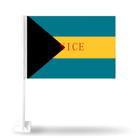Drapeau de toit personnalisé pour voiture, motif Guam, en polyester, pour défilés, matchs sportifs et décorations de festivals nationaux – Vente en gros