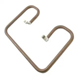 Customized high-quality square copper dry burning electric heating tube for electric frying pan