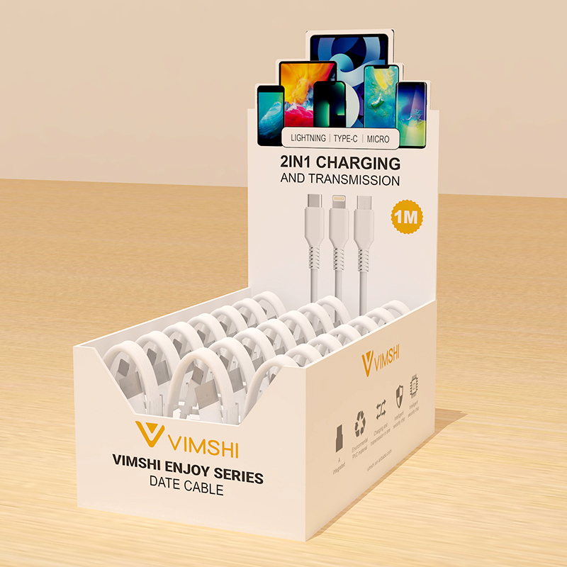 Аксессуары и запчасти Vimshi для быстрой зарядки, Тип C, аксессуары и запчасти для быстрой зарядки телефона, ПВХ, белый цвет, 1,0 м