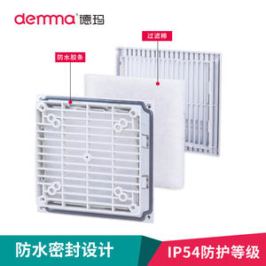 Rejilla de filtro de ventilación para gabinete FK6622, ventilador de refrigeración, rejilla protectora de ventilador con lamas, filtro antipolvo de algodón - Product Image 4