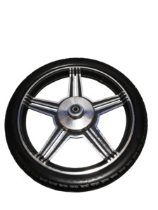 Haute qualité 16X2.125 PU <span class=keywords><strong>roue</strong></span> en alliage d'aluminium noir Non gonflable Tubeless nouvel état pour restaurant de détail <span class=keywords><strong>prix</strong></span> de gros - Product Image 2