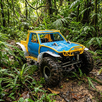Coche de Carreras D1RC Rainforest, Modelo Eléctrico Todoterreno para Competición RCRFC, con Estructura de Tubo de Aleación de Titanio, Resistente