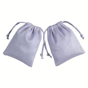 Nouvelle Pochette Cosmétique Exquise à Cordon en Flanelle, Idéale pour le Rangement des Rouges à Lèvres et Bijoux, Recyclable pour Colliers et Montres - Product Image 1