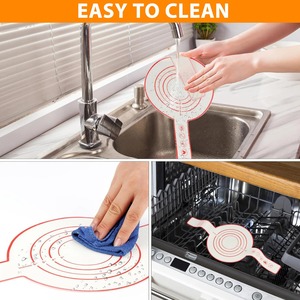 En gros, Tapis de cuisson en silicone pour four, réutilisable, avec longues poignées, antiadhésif, pour la cuisson et le transfert de pâte - Product Image 5
