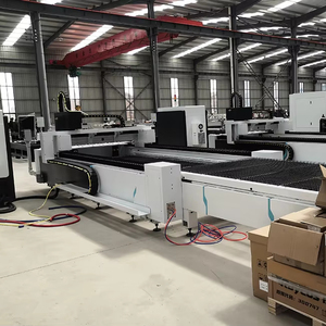 เครื่องตัดไฟเบอร์เลเซอร์โลหะแผ่นคุณภาพสูง 3000w 6kw Raycus ตัดเหล็กแผ่นหนา 6 มม. - Product Image 1