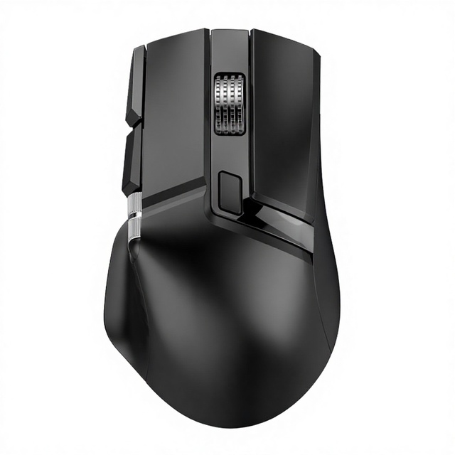 MKESPN W13 RGB Wireless Three-mode Gaming Mouse with 10-key Double Wheel 16000 DPI USB & Type-C for Computer Laptop