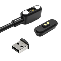 VIXUN Connecteur magnétique 2 broches 3A en PVC à ressort, pour charge USB, avec adsorption mâle-femelle, 1m 12V 2A