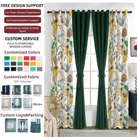 Rideaux en polyester doux en gros pour le salon, ensembles de rideaux isolants thermiques pour fenêtres de maison moderne, fabricant OEM