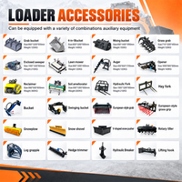 China Bestseller Kleiner Radlader für Infrastruktur und Tiefbau Mini-Lader Euro 5 CE EPA Hydraulischer Diesel 4x4 Radlader