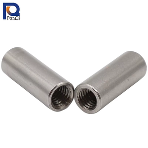 Barra Filettata Femmina in <span class=keywords><strong>Acciaio</strong></span> Inox 304 316, Tubo Cilindrico con Filettatura Metrica M3 M4 M5 M6 <span class=keywords><strong>M8</strong></span> M36, Vite e Dado Saldati - Product Image 5