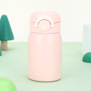<b>Custom</b> Macaron Color Bounce Lid Thermos 304 Stainless Steel Mini Portable Water Cup Fresh <b>Insulated</b> Mug for Women - Product Image 4