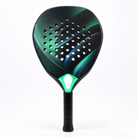 Raqueta Profesional de Tenis Playa, Fibra de Carbono, Núcleo de Espuma EVA, Ligera, Alto Control, para Entrenamiento y Partidos de Club al Aire Libre