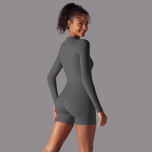 <span class=keywords><strong>Mono</strong></span> <span class=keywords><strong>de</strong></span> entrenamiento personalizado para mujer, <span class=keywords><strong>mono</strong></span> ajustado con cremallera, <span class=keywords><strong>mono</strong></span> <span class=keywords><strong>de</strong></span> Yoga <span class=keywords><strong>de</strong></span> manga larga con control <span class=keywords><strong>de</strong></span> barriga, regalo ideal - Product Image 3