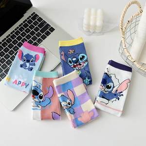 Sıcak satış karikatür çorap penye pamuk sevimli orta ekip çorap Anime moda Unisex rahat çorap - Product Image 4