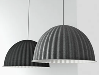 Lampe acoustique 3D moderne en forme de cloche pour les intérieurs adaptés aux animaux domestiques