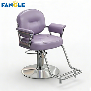 Chaise <span class=keywords><strong>de</strong></span> Barbier <span class=keywords><strong>de</strong></span> Luxe en Acier Inoxydable, Chaise <span class=keywords><strong>de</strong></span> Coiffeur en Cuir Synthétique pour Salon <span class=keywords><strong>de</strong></span> Coiffure, Chaise <span class=keywords><strong>de</strong></span> Coiffage et <span class=keywords><strong>de</strong></span> Coupe - Product Image 6