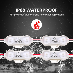 Module LED ultrasonique DC12V SMD 2835 2 puces IP68 0,72W pour la décoration de lettres lumineuses - Product Image 4