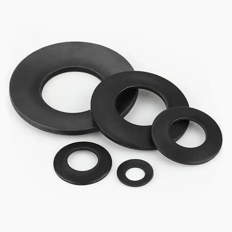 Rondelle elastiche coniche in acciaio al carbonio ossido nero di vendita caldo DIN 6796