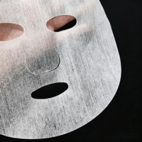 Masque facial en feuille de soie Tencel Bissie Beauty importé du Japon, 100% indéformable, blanc, biodégradable, en fibres végétales, pour le soin de la peau