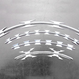 Alambre de púas espiral de acero galvanizado BTO22, tamaño de rollo personalizado para venta al por mayor - Product Image 3