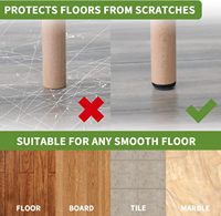 Glissières pour meubles en PTFE, glisseurs pour pieds de chaise, pour tapis et surfaces en bois dur - Déplacez vos meubles facilement et en toute sécurité