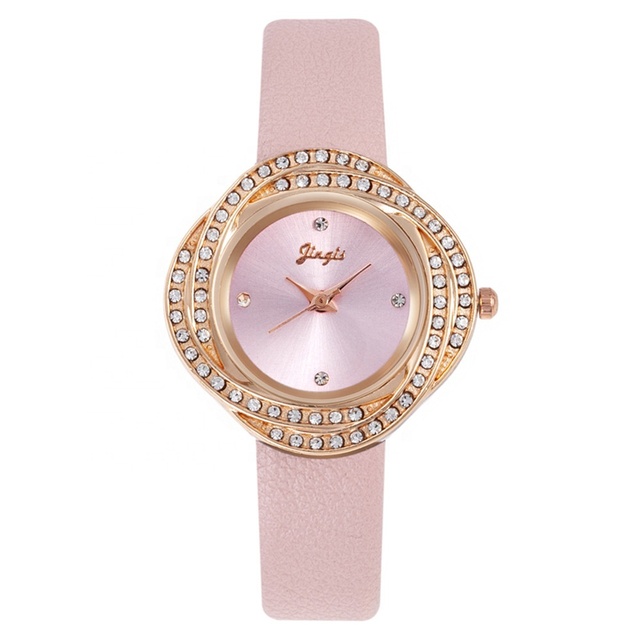 Cheap New Wholesale Personality Hot Ladies Dress Diamond Dial Trend Wristwatch Women's Fashion Watches
