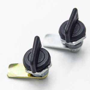 Khóa Cam Xoay Một Phần Tư Loại Nhỏ Núm Cánh Phủ Bột Màu Đen Chốt Khóa Cam - Product Image 1