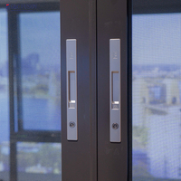 Ventanas Corredizas Aislantes Térmicas de Vidrio Templado Insonorizadas para Proyectos de Construcción Comercial Más Vendidas de Fuson