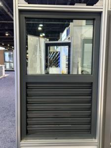 탑브라이트 모던 아메리칸 호텔 프로젝트 PTAC 창문 알루미늄 합금 고정 루버 스테인리스 스틸 스크린 네팅 히트 아파트 - Product Image 4