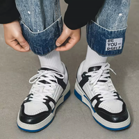 Vente de gros Usine de cuir véritable originale de haute qualité personnalisée Logo Personnalisation Chaussures de skateboard décontractées pour hommes