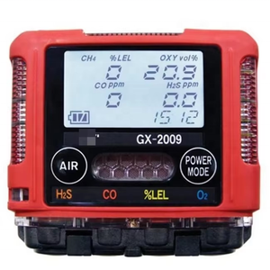 เครื่องตรวจจับก๊าซแบบพกพา GX-2009 รุ่นดั้งเดิม แบบสี่ในหนึ่ง ได้รับการรับรองมาตรฐาน MSHA ตอบสนองรวดเร็ว (30 วินาที T90) พร้อมสัญญาณเตือนด้วยเสียงและแสง - Product Image 2
