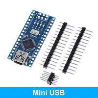 Placa Controladora de Microcontrolador NANO V30 Nano V3.0 ATMEGA328P CH340 2014 con Interfaz Tipo-C